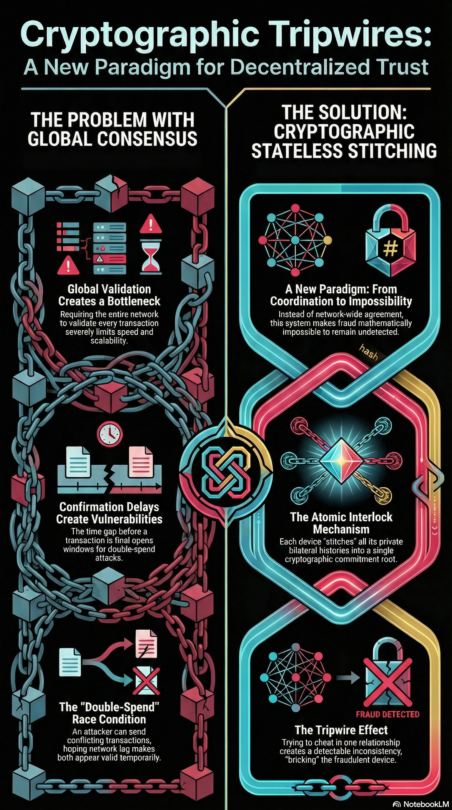 DSM Tripwire: Cryptographic Stateless Stitching for unforgeable network integrity